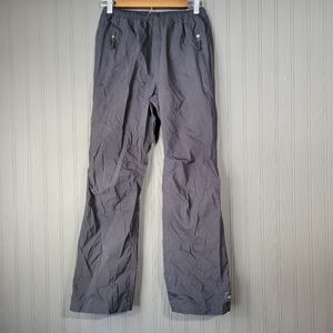 REI Windbreaker Pants Rain Weatherproof Ankle Zip Black Youth Boys Large 14-16